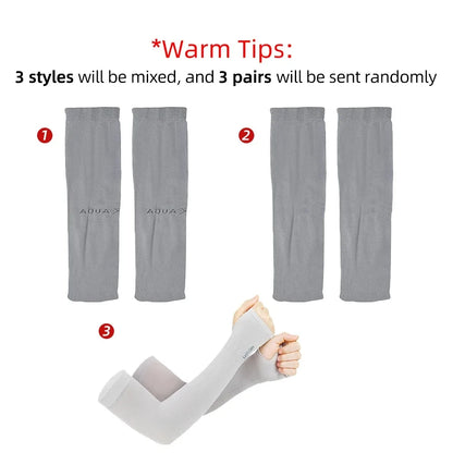 Cooling Breathable UV Protection Sleeves, Elastic Sunproof Arm Covers for Driving Golf Fishing Cycling Hiking Daily Sports Use