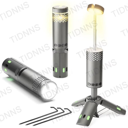 Telescopic Camping Light Rechargeable Fishing Lantern Dimming Night Atmosphere Light Emergency Light for Power Failure 10000mAh