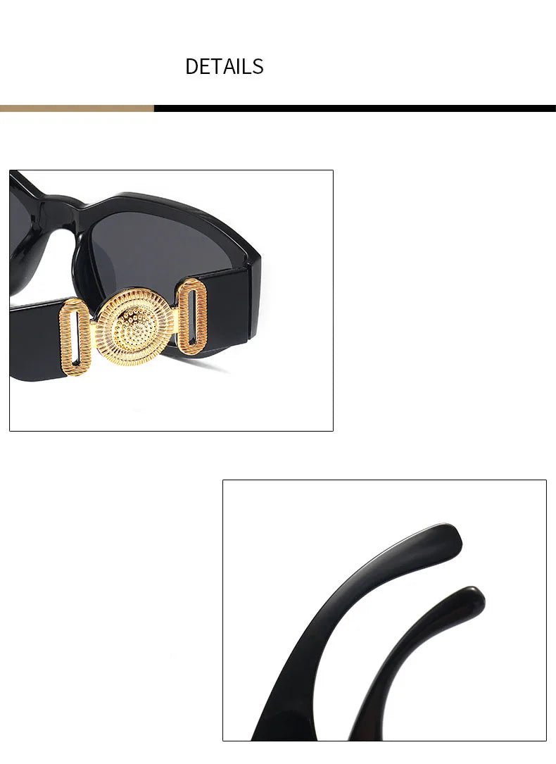 New Fashion Irregular Sunglasses Vintage Men Women Personlity Small Frame Shades Sun Glasses Latest Popular UV400