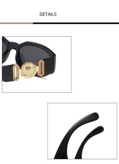 New Fashion Irregular Sunglasses Vintage Men Women Personlity Small Frame Shades Sun Glasses Latest Popular UV400