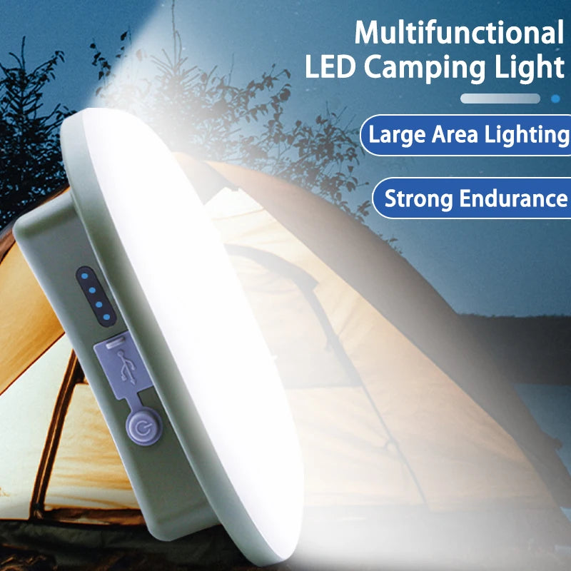 MOSLIGHTING Rechargeable Camping Strong Light with Magnet Zoom Portable Torch Tent Light Work Car Maintenance Lighting LED USB