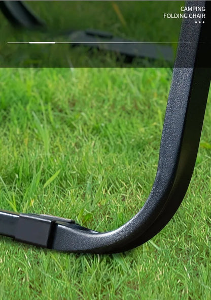 GIANXI Summer Outdoor Camping Green Folding Chair Aluminum Black Frame Portable ultra-light Fishing Chair Barbecue Beach Chair