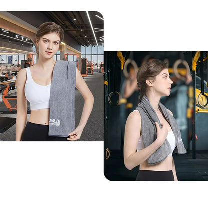 42*95cm Microfiber Gym Yoga Exercise Swimming Fitness Towel Fast Drying Cooling Towel Beach Running Body Non-slip Sports Sweat