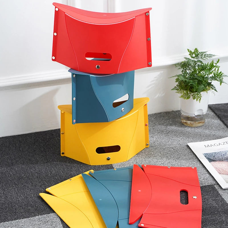 Plastic Portable Folding Stool Outdoor Chairs Portable Stool for Camping Storage Stool Storage Stool Folding Chair 2025
