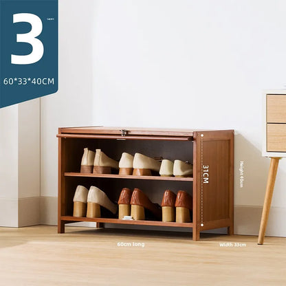 Imitation rattan woven shoe cabinet, simple shoe rack at the door of the home, economical, good-looking indoors