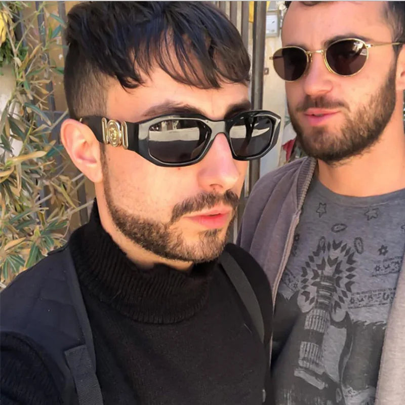 New Fashion Irregular Sunglasses Vintage Men Women Personlity Small Frame Shades Sun Glasses Latest Popular UV400