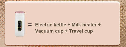 220V Electric Hot Kettle Portable Travel Heating Cup Multifunction Boiled Water Pot Smart Teapot Adjustable Temperature Kettle
