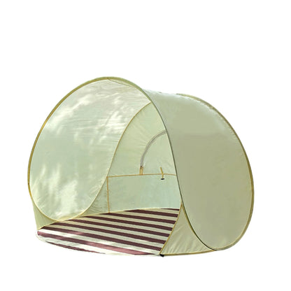 Reusable Outdoor Portable Camping One Click Open 3-4 People Tent Large Space Sunshade Beach Sun Shelter Tent Garden Beach Tent