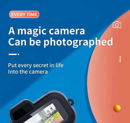 Mini Y3000 Keychain Camera8MP Photo Tiny Digital Body Cameras Thumb Cam, DV Micro Camcorder Support SD Card with Screen for Kids