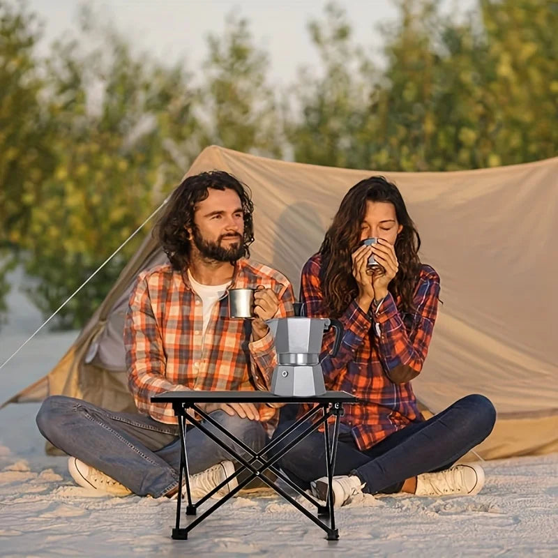 Portable Folding Camping Side Table Small Backpack Beach Picnic Table For Outdoor Cooking Barbecue Hiking Boating 39 4x34 5x29cm