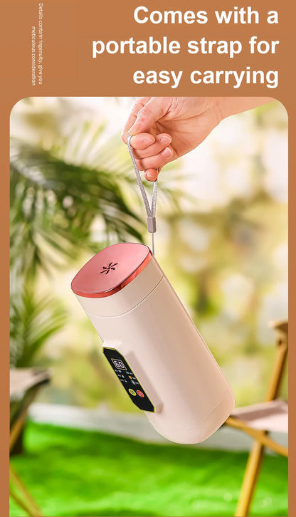 220V Electric Hot Kettle Portable Travel Heating Cup Multifunction Boiled Water Pot Smart Teapot Adjustable Temperature Kettle