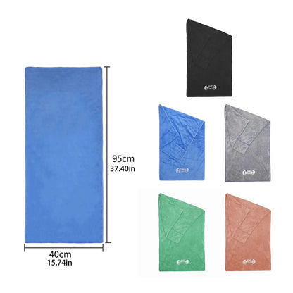42*95cm Microfiber Gym Yoga Exercise Swimming Fitness Towel Fast Drying Cooling Towel Beach Running Body Non-slip Sports Sweat