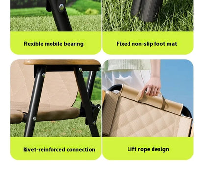 Gianxi Outdoor Foldable Chair Portable Kemet Chair Picnic Table And Chair Beach Chair Ultra Light Camping Chair Chair Beach