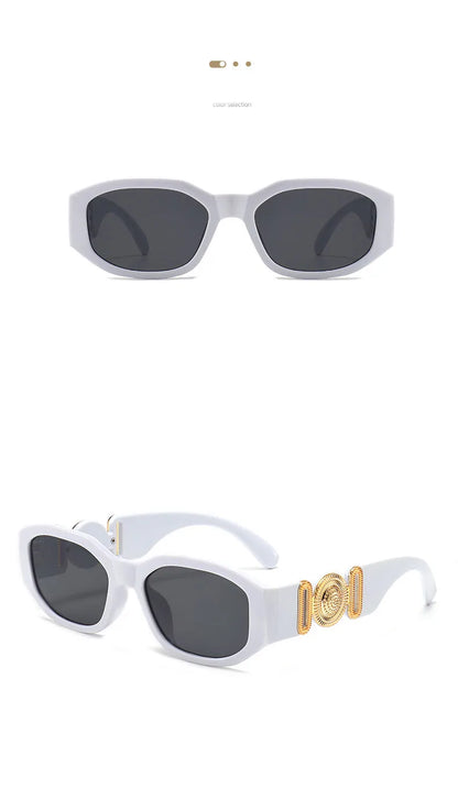 New Fashion Irregular Sunglasses Vintage Men Women Personlity Small Frame Shades Sun Glasses Latest Popular UV400