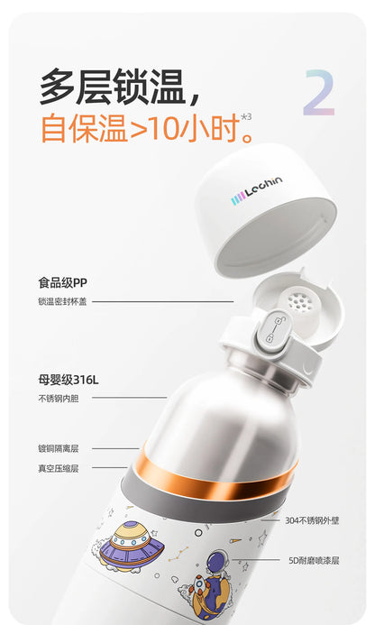 Wireless TemperatureControlled Cup, Portable Baby Bottle Warmer and Travel Kettle, Compact Water Heater, Quick Heat Bottle