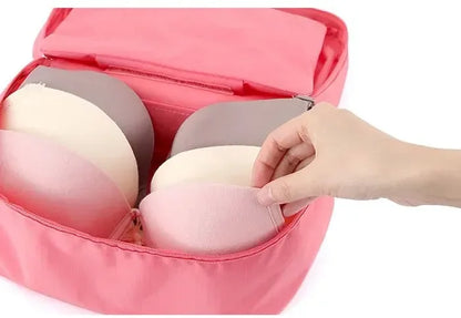 Portable Travel Storage Bag Multi-function Bra Underwear Organizer Bags Toiletry Cosmetic Case for Outdoor Travel