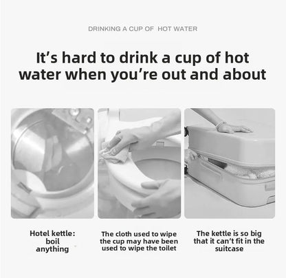 Corrosion-Resistant Electric Bottle, Large Capacity Portable, Constant Temperature Long-Lasting, Travel Heating Water Mug