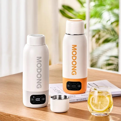 Corrosion-Resistant Electric Bottle, Large Capacity Portable, Constant Temperature Long-Lasting, Travel Heating Water Mug