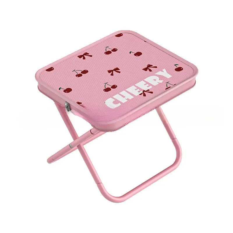 Outdoor Folding Stool Camping Chair Park Stool Picnic Portable Zipper Packed Small Fishing Chair Garden Folding Chair 의자를 접다