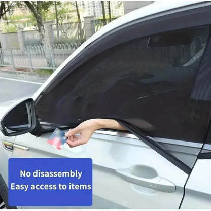BreezeGuard Rear Window Mesh Sunshade Set