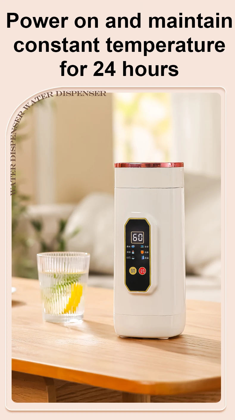 220V Electric Hot Kettle Portable Travel Heating Cup Multifunction Boiled Water Pot Smart Teapot Adjustable Temperature Kettle