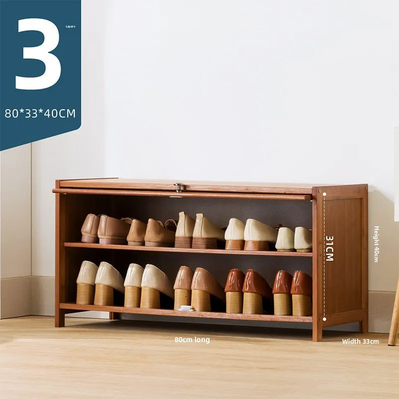 Imitation rattan woven shoe cabinet, simple shoe rack at the door of the home, economical, good-looking indoors