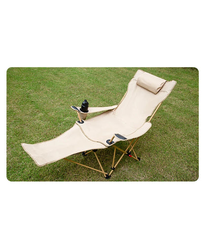 Outdoor Camping Folding Chair Portable Angle Adjustable Chaise Sun Beach loungers Garden Terrace Relax Recliner