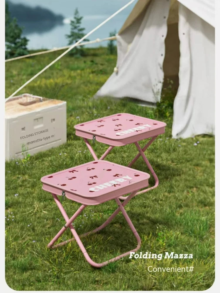 Outdoor Folding Stool Camping Chair Park Stool Picnic Portable Zipper Packed Small Fishing Chair Garden Folding Chair 의자를 접다