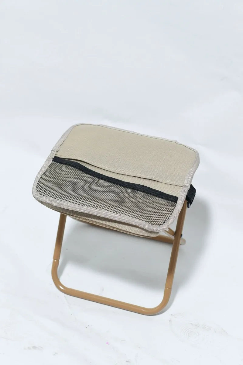 Folding Backpack Stool Portable Small Mazar Satchel Pen Bag Stool Outdoor Folding Chair Ultra Light Fishing High Speed Rail