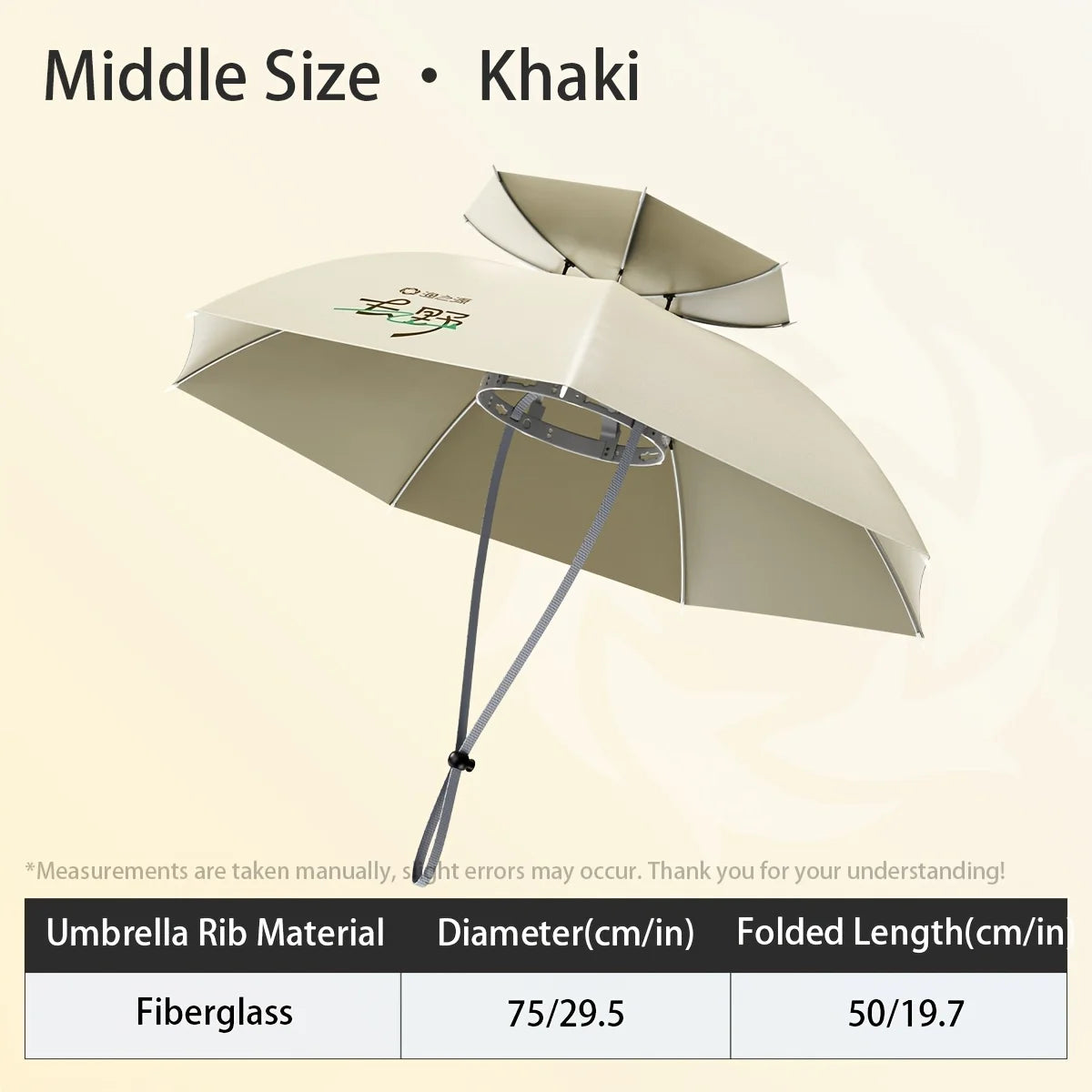 Double Layer Fishing Umbrella Hat Head-Mounted Sun Protection Hat for Fishing Hiking Camping Outdoor
