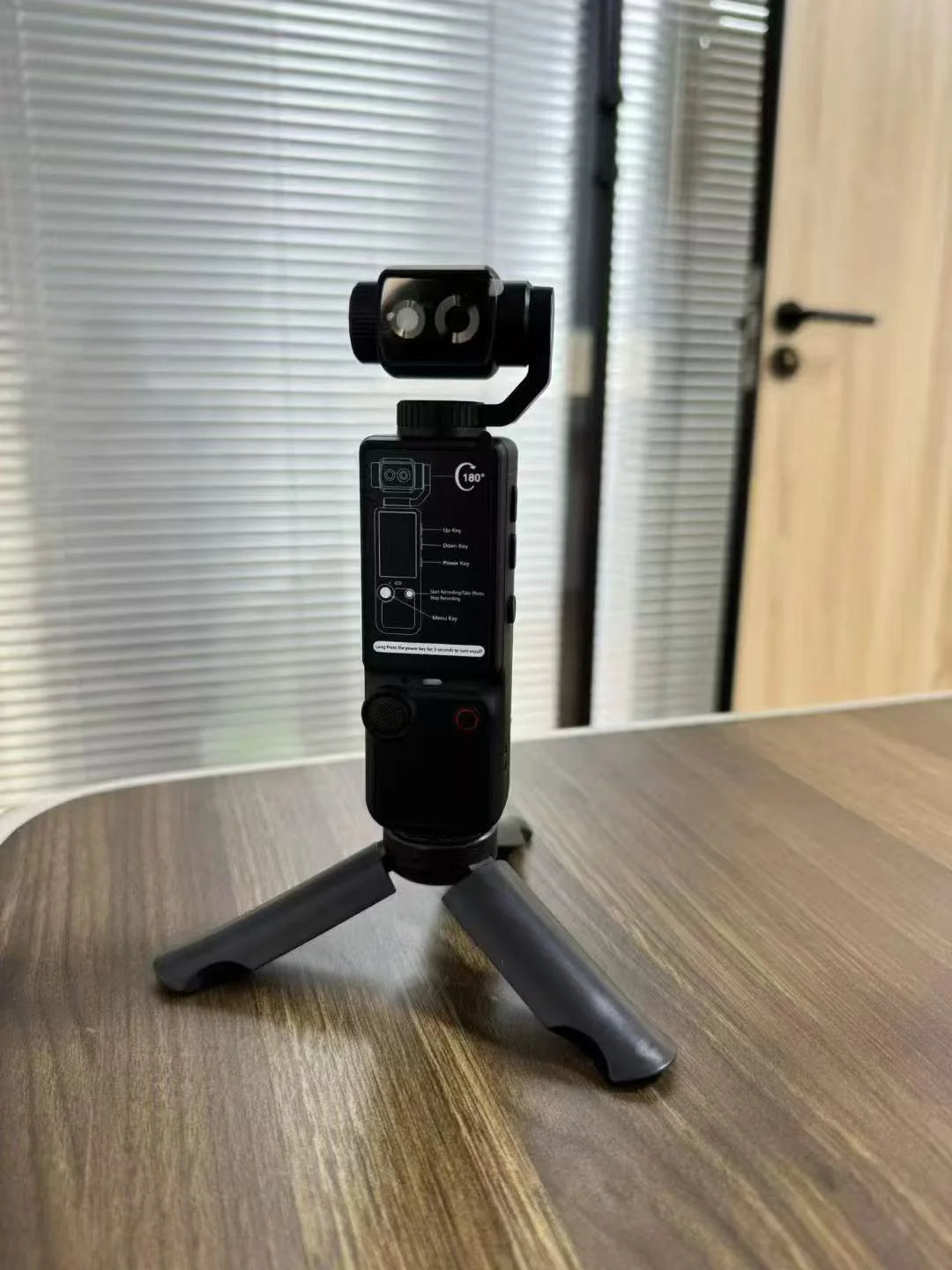 Lenovo 4K Hd Wifi Sports Wearable Camera Hold In Hand Travel Bicycle Driver Recorder Mini Sports Cam For Motorcycle and Vlogging