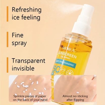 SPF50+ Hydrating Sun Shield Spray | Lightweight UVA/UVB Protection