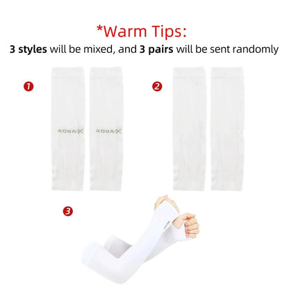 Cooling Breathable UV Protection Sleeves, Elastic Sunproof Arm Covers for Driving Golf Fishing Cycling Hiking Daily Sports Use
