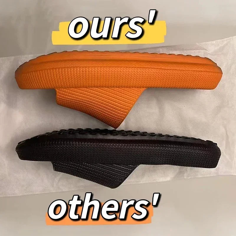 High quality Women Thick Slippers Indoor Home Eva Soft Sole Pillow Slides Sandals Woman Summer Non Slip Beach Flip Flops New