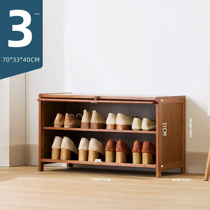 Imitation rattan woven shoe cabinet, simple shoe rack at the door of the home, economical, good-looking indoors