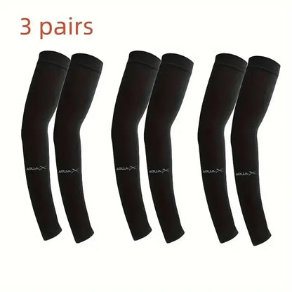 Cooling Breathable UV Protection Sleeves, Elastic Sunproof Arm Covers for Driving Golf Fishing Cycling Hiking Daily Sports Use