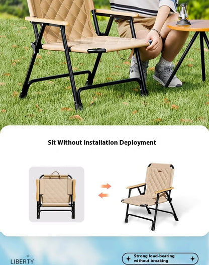 Gianxi Outdoor Foldable Chair Portable Kemet Chair Picnic Table And Chair Beach Chair Ultra Light Camping Chair Chair Beach