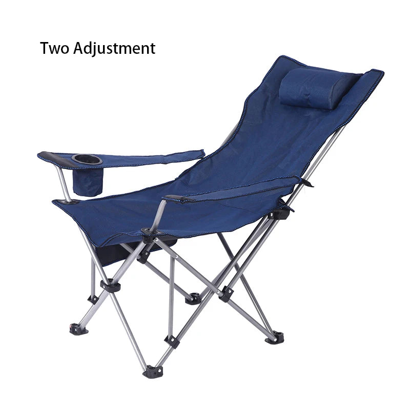 Outdoor Camping Folding Chair Portable Angle Adjustable Chaise Sun Beach loungers Garden Terrace Relax Recliner