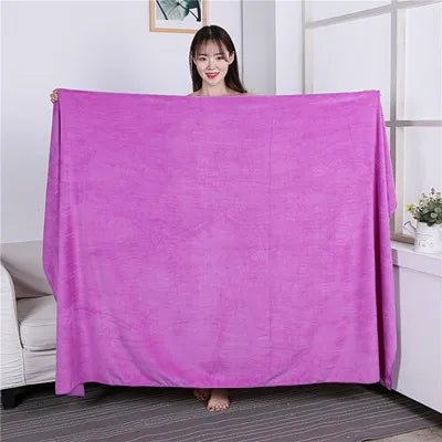 150X200CM LargeTowels thickening beauty salons Bath towels quick drying are soft skin friendly   hotel massage Beach Towels