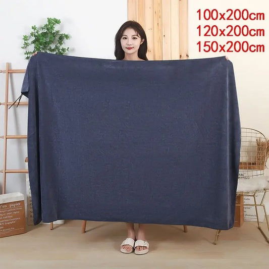 150X200CM LargeTowels thickening beauty salons Bath towels quick drying are soft skin friendly   hotel massage Beach Towels