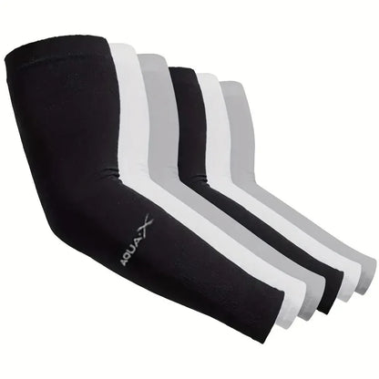 Cooling Breathable UV Protection Sleeves, Elastic Sunproof Arm Covers for Driving Golf Fishing Cycling Hiking Daily Sports Use