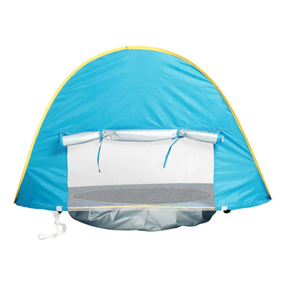 Baby Beach Tent UPF 50+ UV Protection Waterproof Sun Shelter with Mini Pool, Kids Outdoor Camping Portable Beach Sunshade