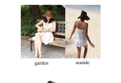 Women Summer Visors Hat Hat - Stylish and UV-Resistant for Outdoor HikingFoldable Sun Cap Wide Large Brim Beach Straw Hats Chape