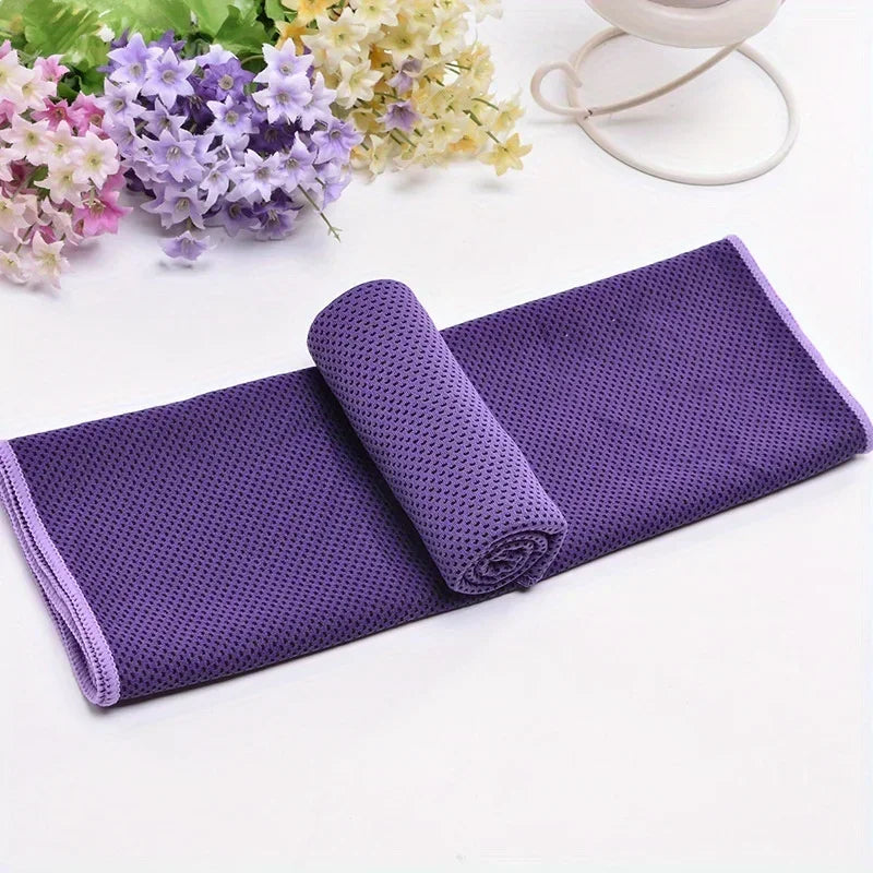 1-10pcs Cooling Towel Instant Relief Microfiber Cool Towels Chilling Neck Wrap Ice Cold Rags Sports Fitness Camping Hiking
