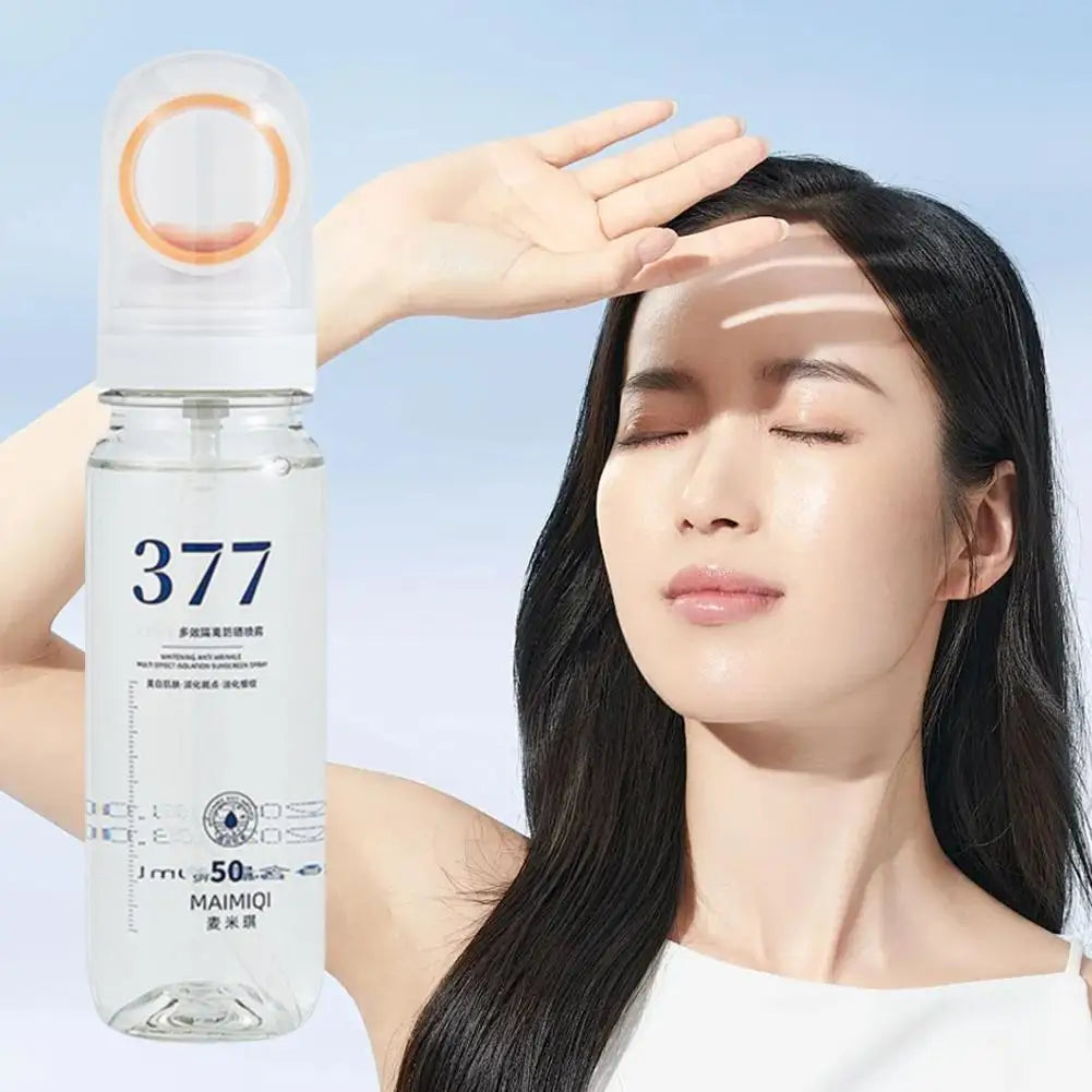 377 Sunscreen Spray SPF50+ Anti-aging Anti Wrinkle Moisturizing Whitening Sunscreen Spray Facial Body Neck Skin Care Spray 2025