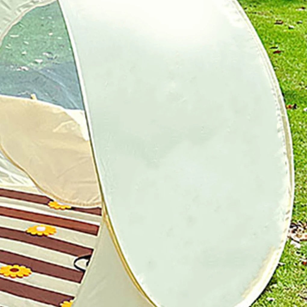 Reusable Outdoor Portable Camping One Click Open 3-4 People Tent Large Space Sunshade Beach Sun Shelter Tent Garden Beach Tent