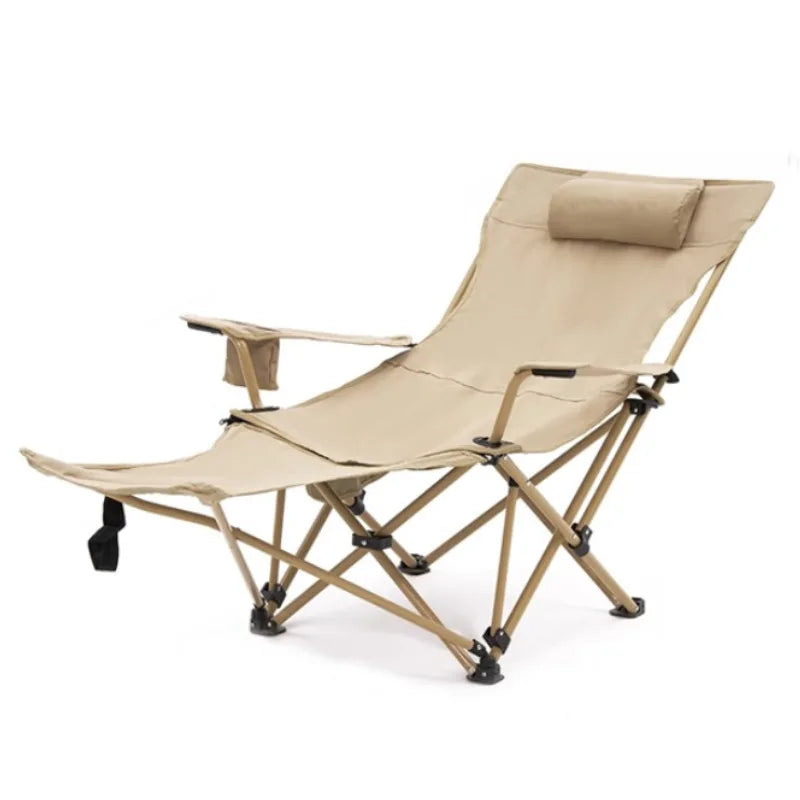 Outdoor Camping Folding Chair Portable Angle Adjustable Chaise Sun Beach loungers Garden Terrace Relax Recliner