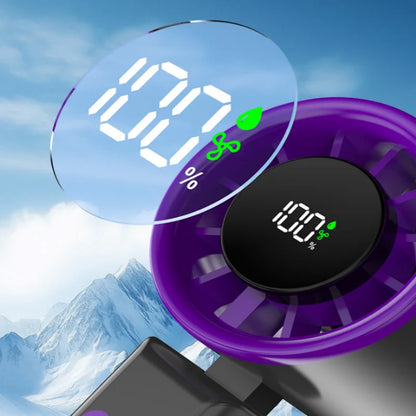 New Hand-held Fan 2 in 1 Nano Spray Water Replenishing Fan Portable Outdoor Humidification High-speed Turbine Small Fan