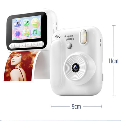 Color Printing Camera  Kids Instant Camera 32GB 1080P Thermal Print Digital Camera Print Photo Video Games Music Children Gift