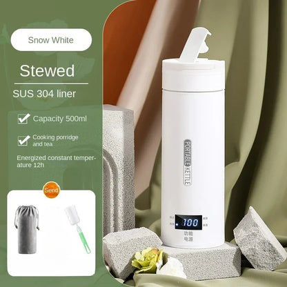 Travel Electric T Kettle Fast Boiling Water Portable baby Milk Warmer Kettle 304 Stainless Steel Thermo Kettles